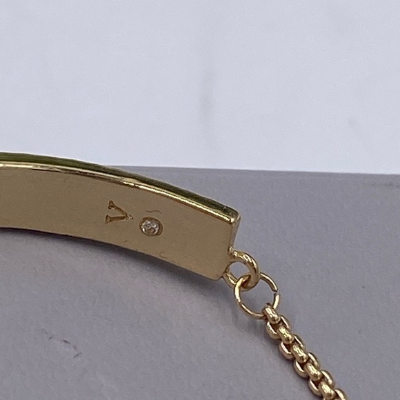 Vince Camuto Gold Tone Pretty Pave Slider Bracelet Bolo Closure - Picture 13 of 13